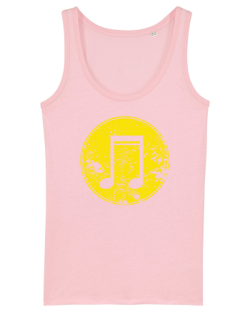 Retro Music Note Cotton Pink