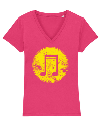 Retro Music Note Raspberry