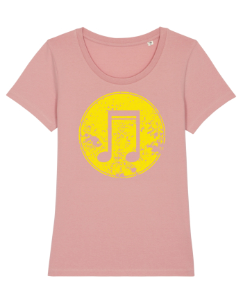 Retro Music Note Canyon Pink