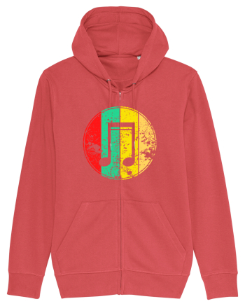 Retro Music Note Carmine Red