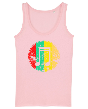 Retro Music Note Cotton Pink