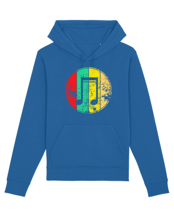 Retro Music Note Royal Blue