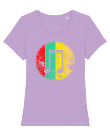 Retro Music Note Lavender Dawn