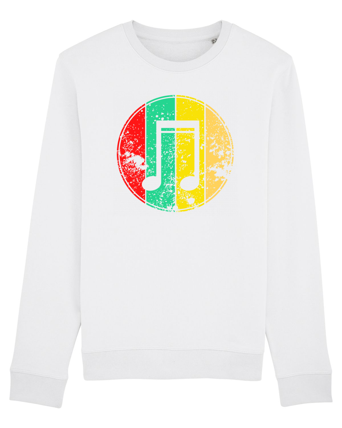 Bluză mânecă lungă Unisex Rise White