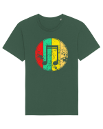 Retro Music Note Tricou mânecă scurtă Unisex Rocker
