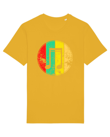 Retro Music Note Spectra Yellow