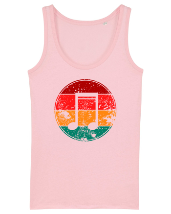 Retro Music Note Cotton Pink