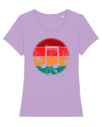 Retro Music Note Lavender Dawn