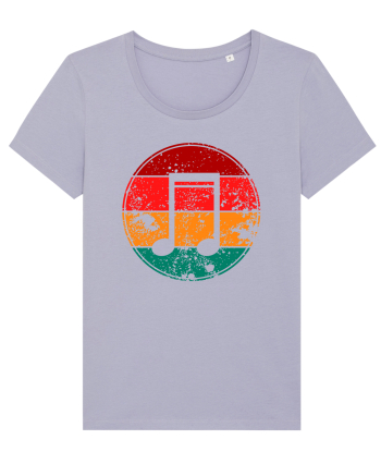 Retro Music Note Lavender