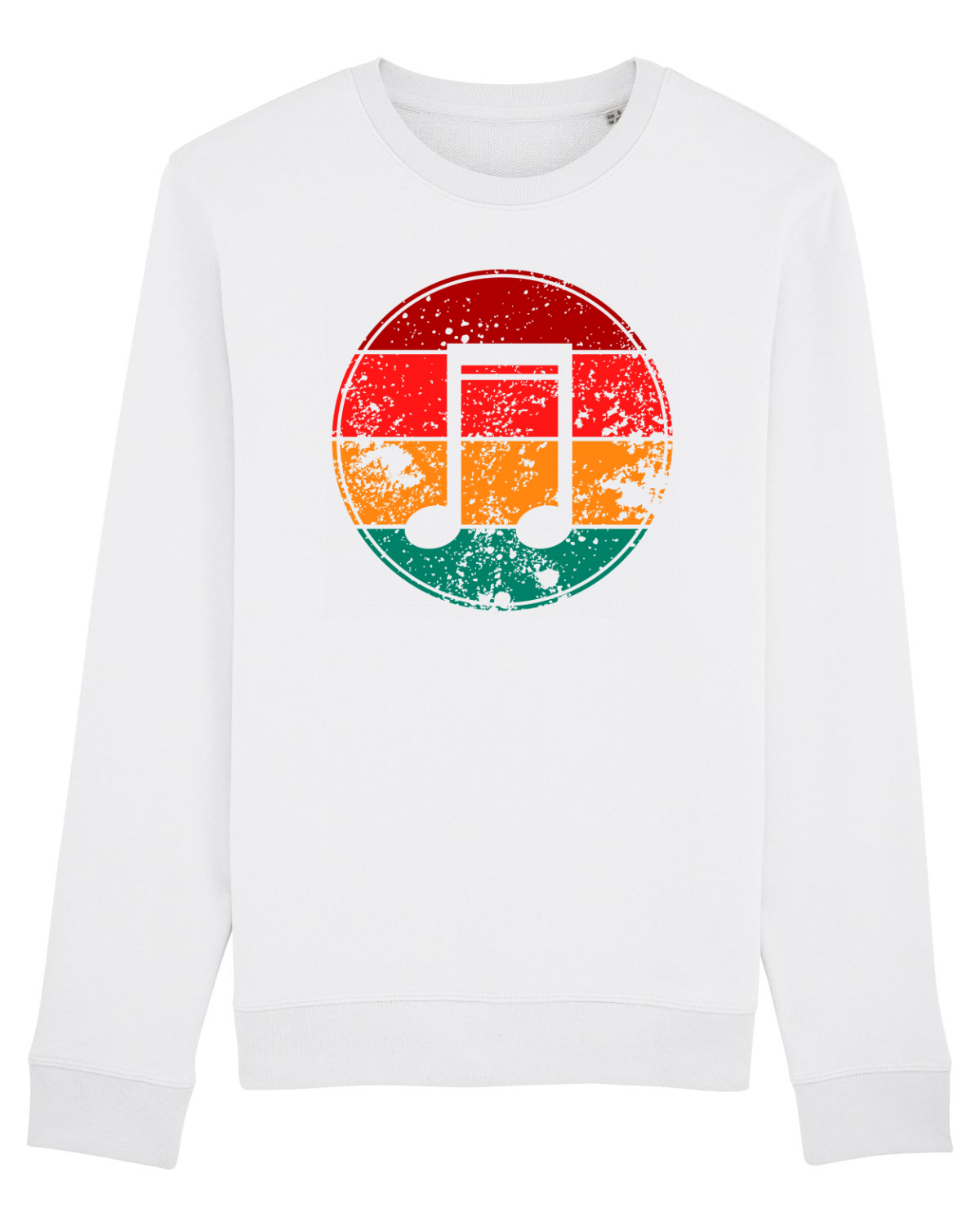 Bluză mânecă lungă Unisex Rise White