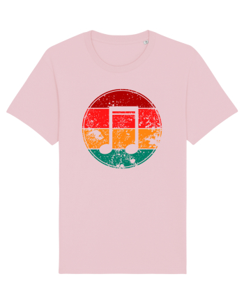Retro Music Note Cotton Pink