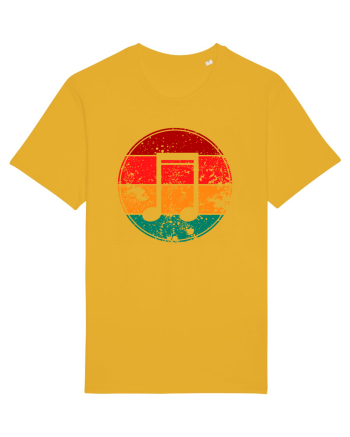 Retro Music Note Spectra Yellow