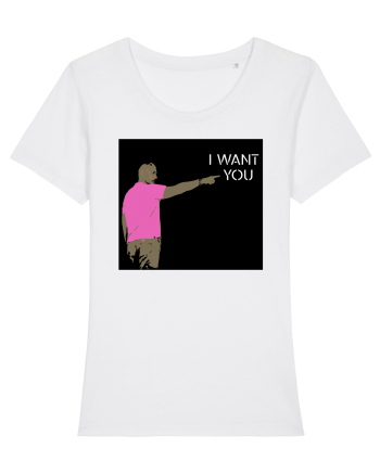 I want you White