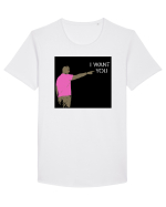 I want you Tricou mânecă scurtă guler larg Bărbat Skater