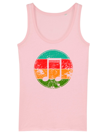 Retro Music Note Cotton Pink