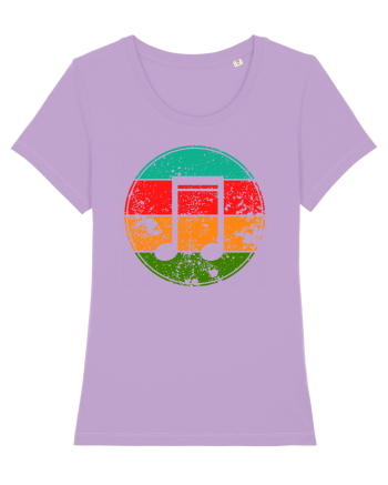 Retro Music Note Lavender Dawn