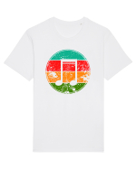 Retro Music Note Tricou mânecă scurtă Unisex Rocker