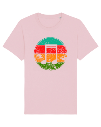 Retro Music Note Cotton Pink