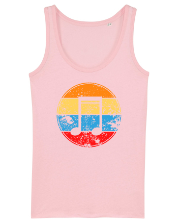 Retro Music Note Cotton Pink