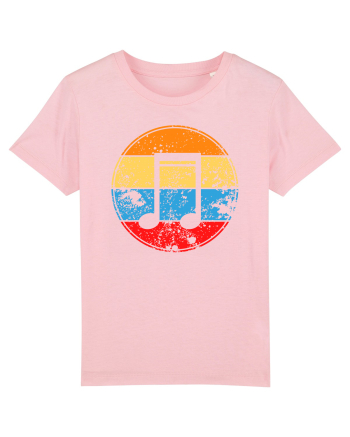 Retro Music Note Cotton Pink