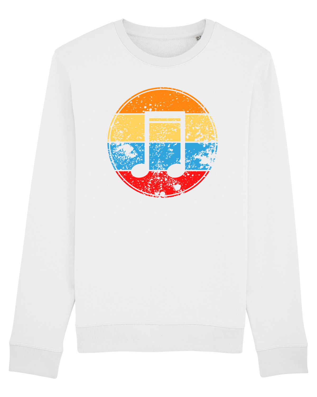 Bluză mânecă lungă Unisex Rise White