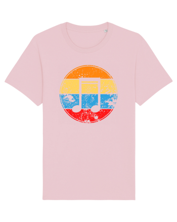 Retro Music Note Cotton Pink