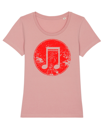 Retro Music Note Canyon Pink