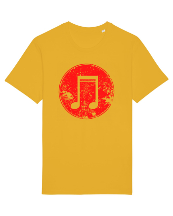 Retro Music Note Spectra Yellow