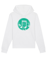Retro Music Note Hanorac Unisex Drummer