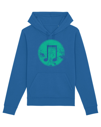 Retro Music Note Royal Blue