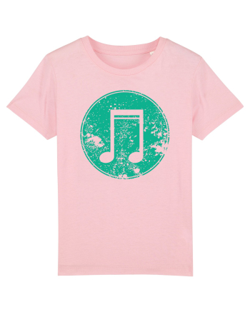 Retro Music Note Cotton Pink