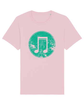 Retro Music Note Cotton Pink