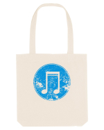 Retro Music Note Sacoșă textilă