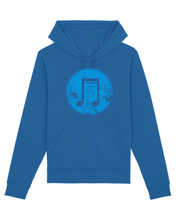 Retro Music Note Royal Blue