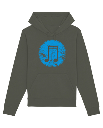 Retro Music Note Khaki