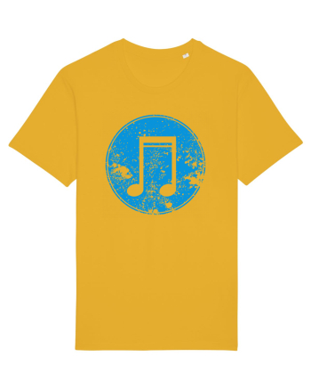 Retro Music Note Spectra Yellow