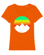 Munti Tricou mânecă scurtă guler larg fitted Damă Expresser