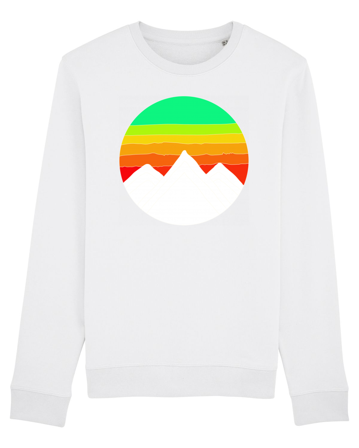 Bluză mânecă lungă Unisex Rise White