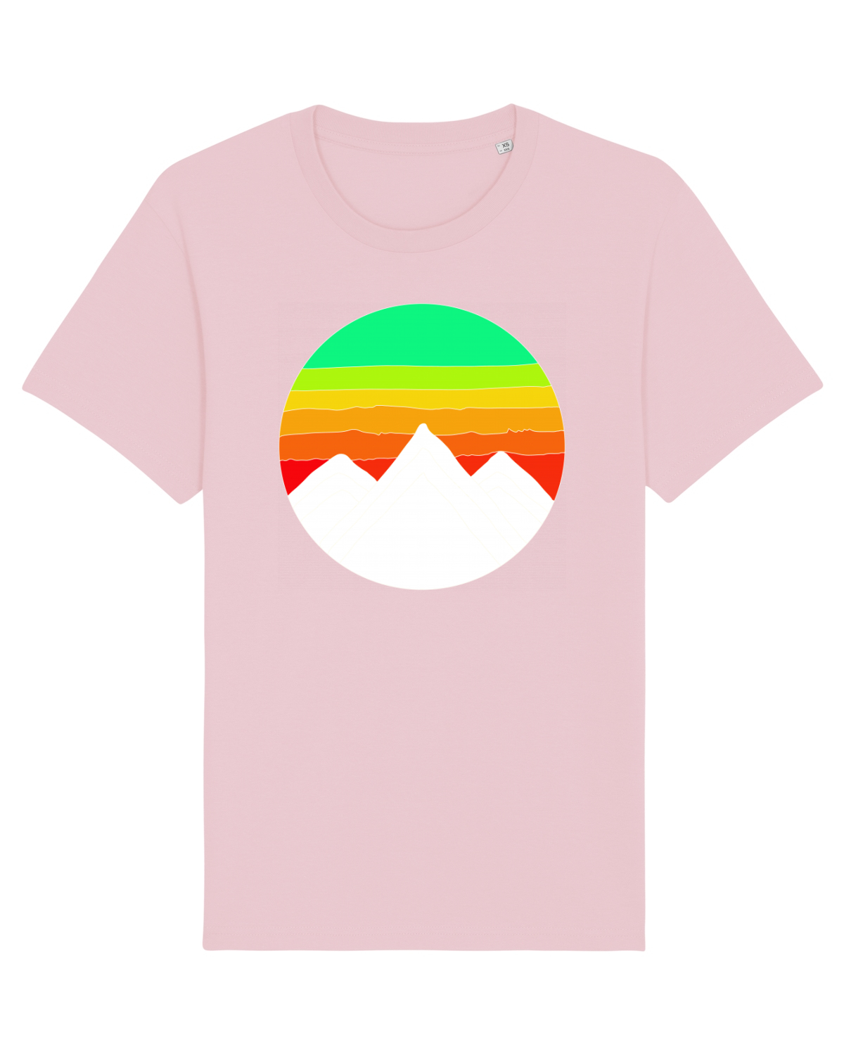Tricou mânecă scurtă Unisex Rocker Cotton Pink