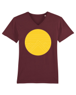 Yellow Tricou mânecă scurtă guler V Bărbat Presenter