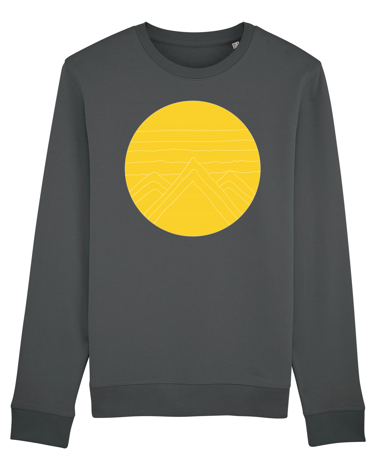 Bluză mânecă lungă Unisex Rise Anthracite