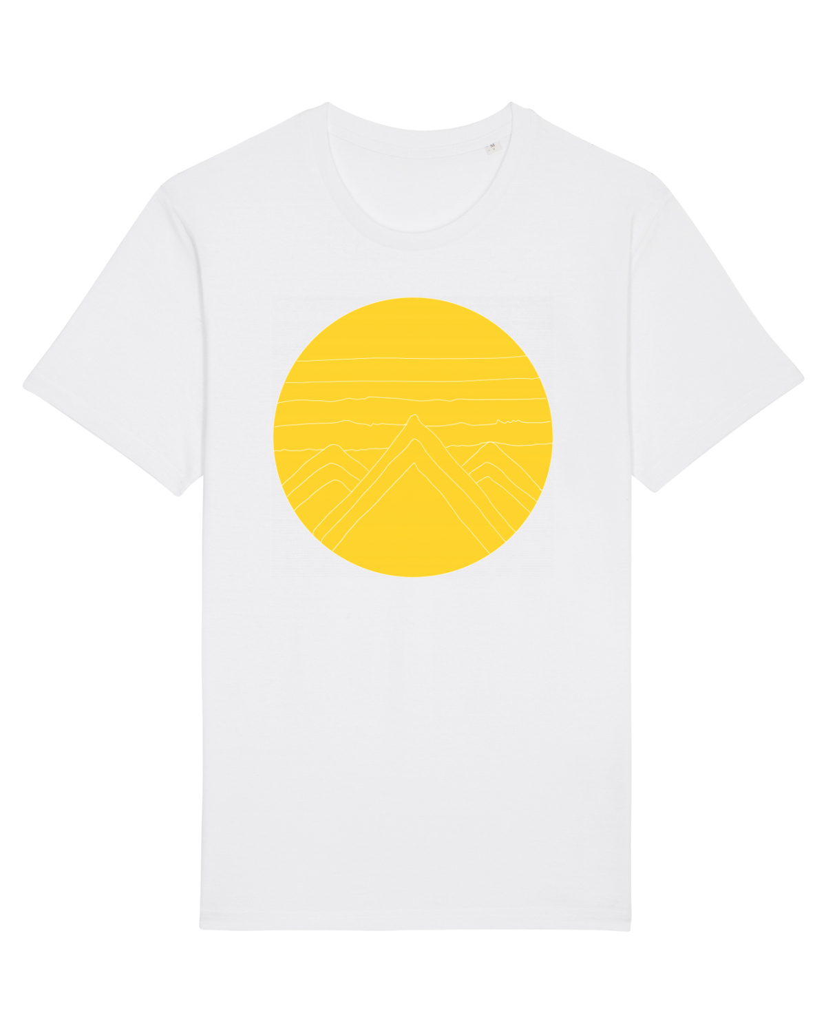 Tricou mânecă scurtă Unisex Rocker White