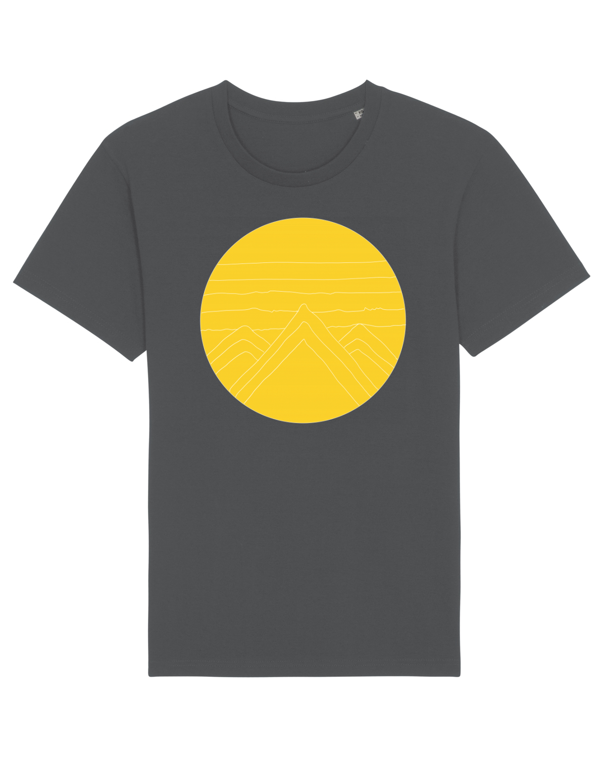 Tricou mânecă scurtă Unisex Rocker Anthracite