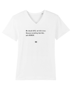 LOVE BROKEN Tricou mânecă scurtă guler V Bărbat Presenter