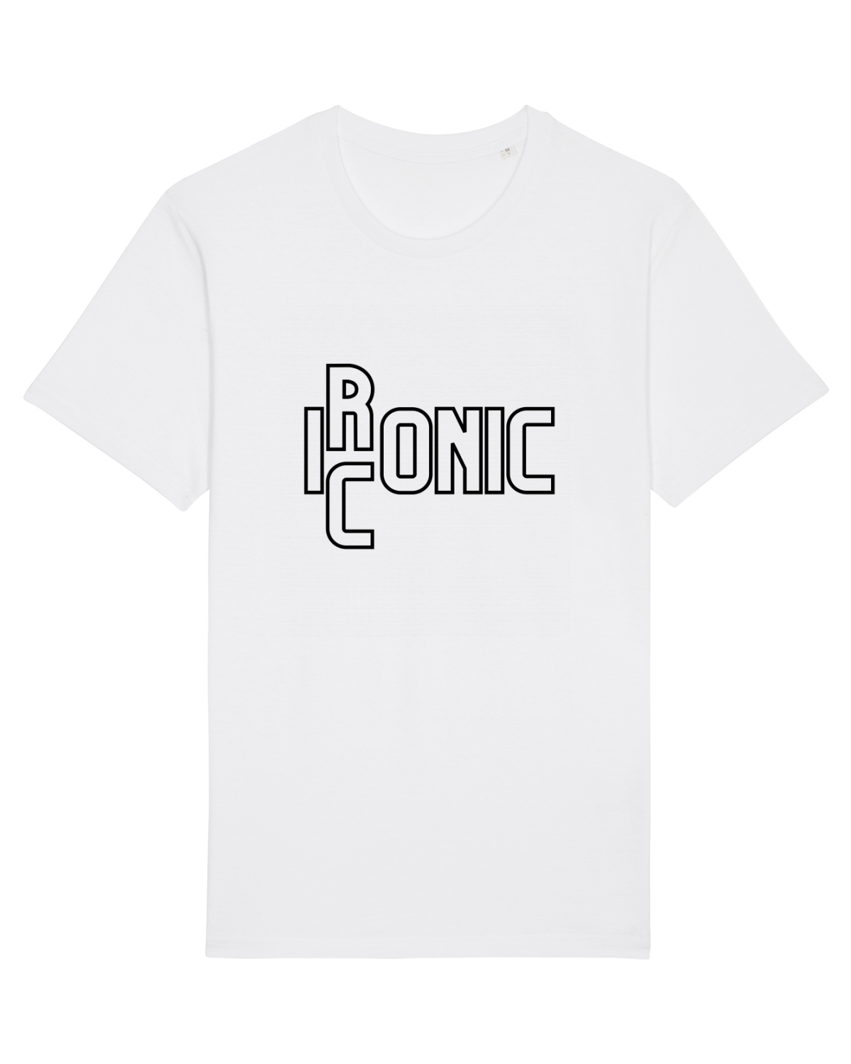 Tricou mânecă scurtă Unisex Rocker White