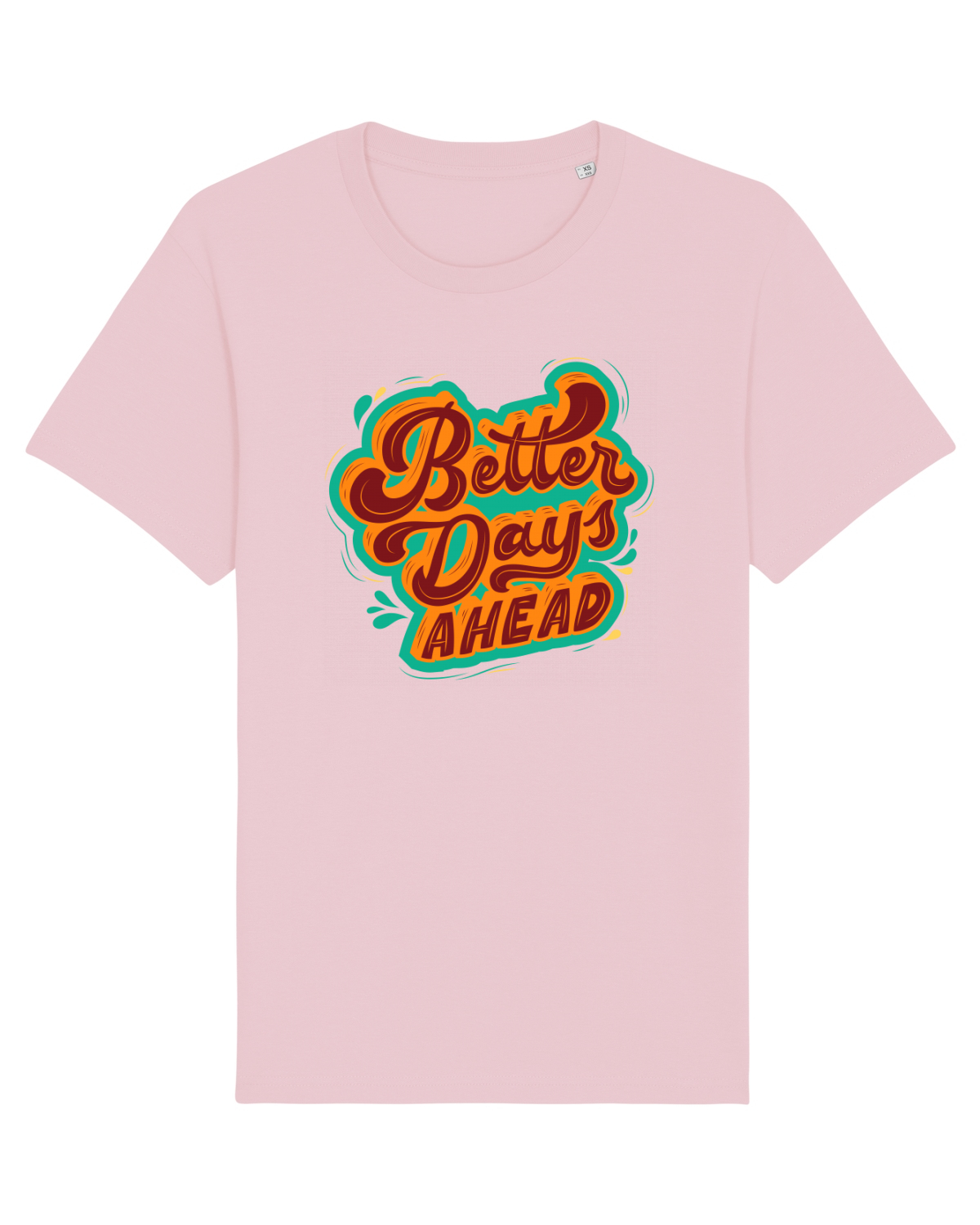 Tricou mânecă scurtă Unisex Rocker Cotton Pink