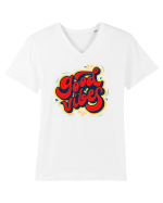 Good Vibes Tricou mânecă scurtă guler V Bărbat Presenter