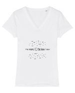 The more I C the less I see Tricou mânecă scurtă guler V Damă Evoker