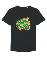 Good Vibes Tricou mânecă scurtă guler larg Bărbat Skater