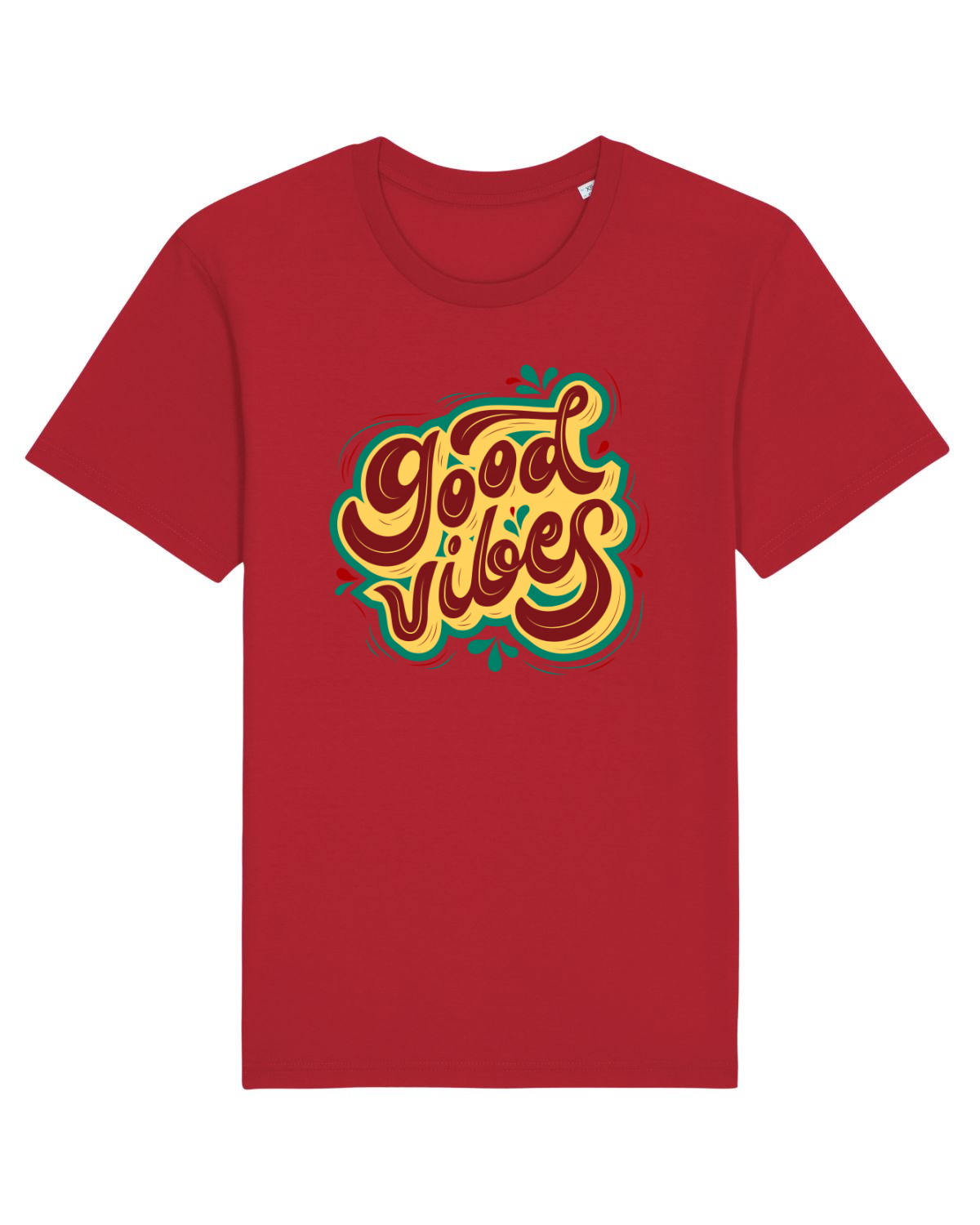 Tricou mânecă scurtă Unisex Rocker Red
